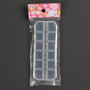 12 Grid Transparent <b>Nail</b> Art Decoration Plastic Box Glitter Rhinestone Salon Manicure Container Storage Organizer Tool <b>Case</b> - Product Image 6