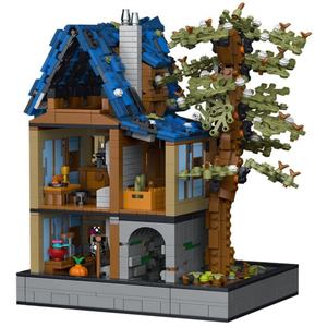 Mork 033032  2095 PCS Magic House Architecture médiévale Jouets de construction en briques Ensembles de puzzles Blocs de construction avec lumières - Product Image 3