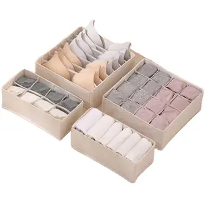 BH Socken Unterwäsche Schublade Organizer Kleidung Socken Teiler Stoff Faltbarer Kleider schrank Schrank Schrank Aufbewahrung sbox Schublade Organizer