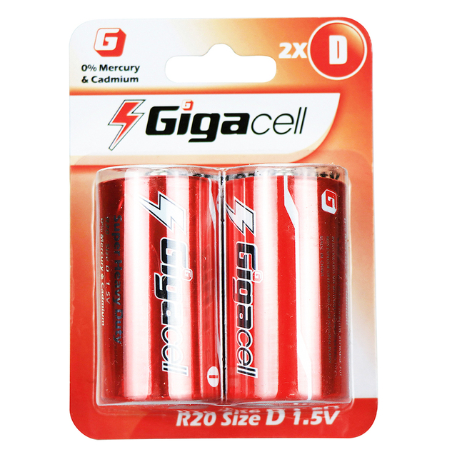 Cheap Price Good Quality Carbon Zinc1.5V R20 Battery UM1 Battery Size D Battery for Flashlights