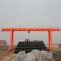 Pont roulant à poutre simple efficace avec palan à câble métallique pour centrale électrique / entrepôt extérieur