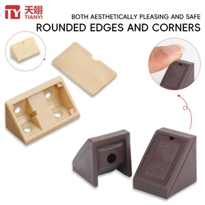 Soportes de Esquina de Plástico ABS para Muebles Pequeños, Conectores para Gabinetes de Cocina, Baño, Comedor, Sala de Estar, Hotel, Dormitorio - Modernos - Product Image 4
