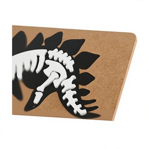 Rompecabezas de Fósiles de Dinosaurios: Mosasaurio, Pterodáctilo, Estegosaurio y T-Rex, Juguete Educativo Montessori, Rompecabezas de Esqueleto de Dinosaurio para Niños - Product Image 6