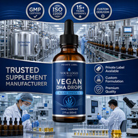 Huile de mémoire DHA d'algues pour la santé familiale, complément alimentaire, best-seller OEM/ODM Europe, États-Unis, Royaume-Uni, à base de plantes, pour le bien-être et la santé alimentaire.