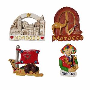 Imán de nevera de Marruecos con diseño de arquitectura de superficie, recuerdo de viaje, suvenir, letra a mano, fuerza magnética - Product Image 4