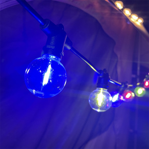 <span class=keywords><strong>Guirnalda</strong></span> <span class=keywords><strong>de</strong></span> <span class=keywords><strong>luces</strong></span> IP65 impermeable G40 para Patio, <span class=keywords><strong>guirnalda</strong></span> para exteriores, adorno, Bombilla <span class=keywords><strong>de</strong></span> globo, guirnaldas coloridas para fiestas y jardines, decoración - Product Image 2