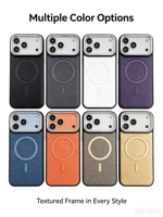 Coque de téléphone antichoc en TPU+PC avec anneau magnétique de luxe pour 16 Pro Max avec boîte cadeau