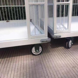 6 "<span class=keywords><strong>8</strong></span>" <span class=keywords><strong>Nylon</strong></span> Rodas Giratórias com Freios Duráveis e Livre-Ruído Heavy Duty Rodas de Rodízio Industrial para Armazém Cart - Product Image 5