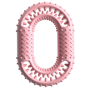 Durably Interactive Dog Chew Bone Toy with Molar Chewing O-<b>Ring</b> TPR Rubber Pet Toy for Teeth Cleaning Treat Dispensing Pack - Product Image 5