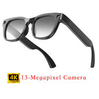 Lunettes Intelligentes avec Caméra 13MP pour Vlog, Verres Photochromiques, Monture TR90 - Lunettes IA de Traduction en Temps Réel de Nouvelle Génération