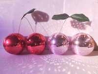 Décoration Bonhomme de Neige Boule Disco Chuang De 12cm/15cm/20cm Scintillante Rouge Rose en Mousse Miroir et Verre pour Mariage, Fête, Maison, Cadeau