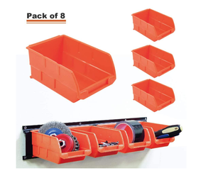 8-<span class=keywords><strong>Bin</strong></span> Lưu Trữ Thùng Nhà Để Xe Giá Hệ Thống 2 Tier Cam Công Cụ Tổ Chức Cube Giỏ Tường Gắn Kết Tổ Chức - Product Image 4