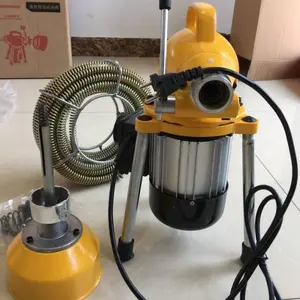 Top standard electric 220V/110V snake portable pipe drain cleaning machine for sale in stock