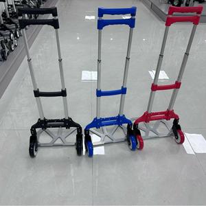 Industrial Outdoor Camping Folding Adjustable Telescopic Handle Durable Iron Stair Climbing Hand Lift Truck Shopping Market - Product Image 1