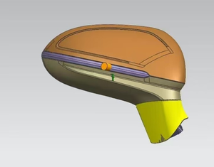 CS боковое зеркало автомобиля крышка бокового вида зеркало для bentley Летающая шпора - Product Image 5