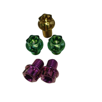 Vente chaude alliage de titane GR5 boulons à bride à tête creuse Durable M6 M8 M10 tailles vis à bride hexagonale