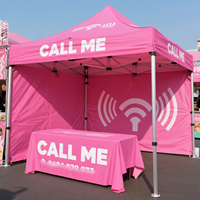 Tente extérieure portative d'auvent de bruit de salon commercial d'exposition de tentes du marché 3x3 pour la publicité