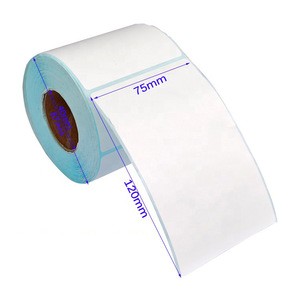 Etiqueta Adhesiva Multiusos para Logística de Ganado, Rollo de 75 mm x 120 mm, Adhesivo Termofusible para Entrega Exprés y Comercio Electrónico Transfronterizo - Product Image 1