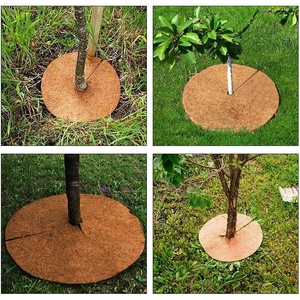 Tapis de culture en <span class=keywords><strong>fibre</strong></span> de jute biodégradable pour plantes d'intérieur 100% tampons de culture hydroponiques Microgreen sans plastique - Product Image 5