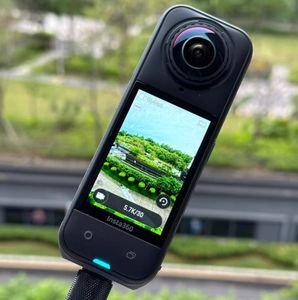 กล้อง Insta360 X5ขนาดเล็ก8K น้ำหนักเบา15M กันน้ำ AI ขนาดกระเป๋าลดเสียงรบกวนสำหรับขี่จักรยานสโนว์บอร์ด vlogging - Product Image 2