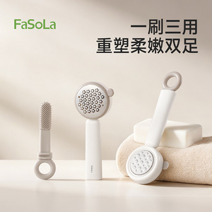 FaSoLa Foot Scrubber Portable 3-In-1 Heel Callus Remover With Round Pumice Stone For Foot Care - Product Image 4