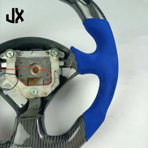 Volant en Fiber de carbone en cuir perforé <span class=keywords><strong>Sport</strong></span> noir de haute qualité pour accessoires de voiture <span class=keywords><strong>Honda</strong></span> S2000 2004-2012 - Product Image 5