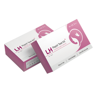 Accueil Bandelettes d'ovulation LH auto-vérifiables Détection rapide des tests, de l'ovulation et de la grossesse Kit de prédiction Manuel CE en plastique