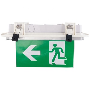 Iyi fiyat 200-240VAC 50HZ çalışan adam Led çıkış işareti acil ışık - Product Image 4