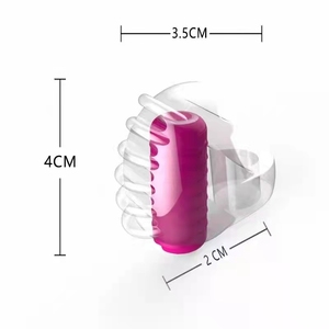 Adult Sex Produkte Männer und Frauen flirten Klitoris Brust stimulation Vibrator Zunge Vibration Ring Finger Vibrator - Product Image 3
