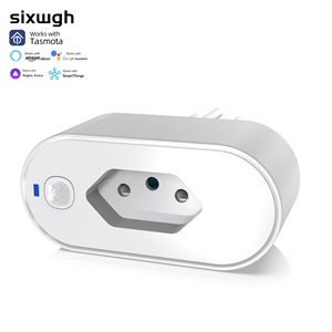 SIXWGH Tasmota Open Source 16A Interruptor Inteligente Brasileño/Reino Unido Compatible con Control Local MQTT, <span class=keywords><strong>Home</strong></span> Assistant, Alexa, <span class=keywords><strong>Google</strong></span> WiFi, <span class=keywords><strong>ESP32</strong></span>, DIY para el Hogar - Product Image 1