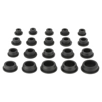 Bouchon en silicone de type T avec trou de vis Bouchon de joint en caoutchouc d'étanchéité à trou droit Bouchon de trou aveugle et de blocage Produit en caoutchouc