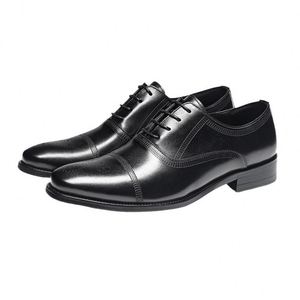 Nouvelles Chaussures Mocassins Respirantes en Cuir de Vachette 2025 pour Hommes – Idéales pour le Bureau et la Carrière, Chaussures Plates Rehaussantes pour l'Automne - Product Image 5