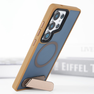 JOYPORODO B167 Étui de téléphone magnétique à la mode avec sensation de peau, antichoc, pour Samsung <span class=keywords><strong>S22</strong></span> S23 S24 S25 Ultra et iPhone - Product Image 3