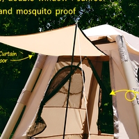 Tente de camping gonflable 230 x 230 x 170 cm, abri auto-gonflant, Oxford 210D PU2000 imperméable avec pompe à air