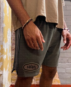 Shorts de survêtement personnalisés en molleton <span class=keywords><strong>polaire</strong></span> de coton grande taille pour homme – Bermuda décontracté d'été - Product Image 2