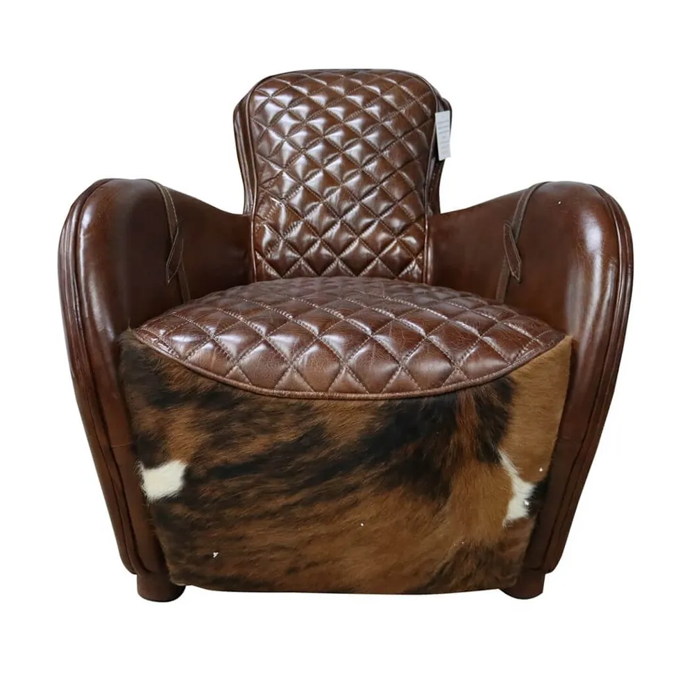 Yeni koleksiyon yapay deri eski ev mobilya osmanlı oturma odası eğlence sandalye ile PU deri sandalye