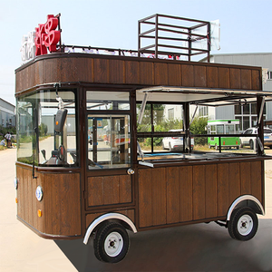 Furgone Mobile per Waffle, Auto Elettrica per Vendita Ambulante, Rimorchio BBQ, Camion per Tacos, Chiosco Pizza, Roulotte Alimentare, Carretto Alimentare in Legno - Product Image 2
