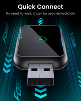 Adaptador Inalámbrico USB WiFi6 2 en 1 Personalizable OEM, Conversión CarPlay y Android Auto