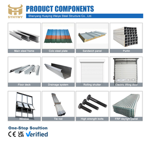 Capannoni Industriali Prefabbricati in Acciaio con Tetto a Traliccio, Strutture Metalliche per Magazzini e Fabbriche - Product Image 3