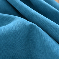 Rideau en velours décoratif occultant tissé en tissu de chenille de polyester de luxe 100% pour l'hôtel et la chambre à motif uni teint