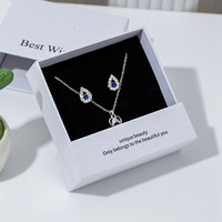 Boîte à bijoux personnalisée, ensemble de rangement pour bijoux, collier, boucles d'oreilles, emballage de bijoux, sac en papier, boîte à bagues, boîte à tiroir coulissant