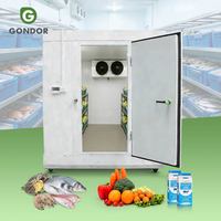 Chambre froide modulaire et réfrigérateur pour volailles, utilisée comme chambre froide, vitrine ou congélateur, avec fonction de refroidissement