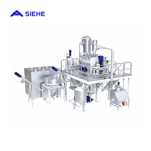 Système de séchage par aspiration à charrue horizontale, mélangeur à cisailles pour poudres, machine de mélange de poudres, ligne de production de pesticides - Product Image 1