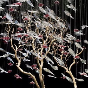 Lustre de Plafond LED Moderne Personnalisable Décoration Intérieure de Luxe Suspension avec Design Personnalisé pour Application de Centre Commercial - Product Image 4