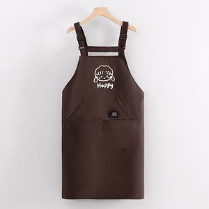Hotel Uniform Black <b>Apron</b> Canvas Cross Back <b>Apron</b> With Pocket for Waiter - Product Image 4