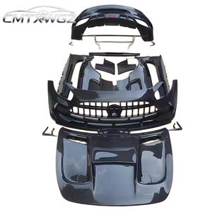 Kit carrosserie large en fibre de carbone de qualité supérieure pour Mercedes <span class=keywords><strong>AMG</strong></span> <span class=keywords><strong>GT</strong></span> GTC GTS GTR <span class=keywords><strong>Black</strong></span> <span class=keywords><strong>Series</strong></span> - Product Image 6