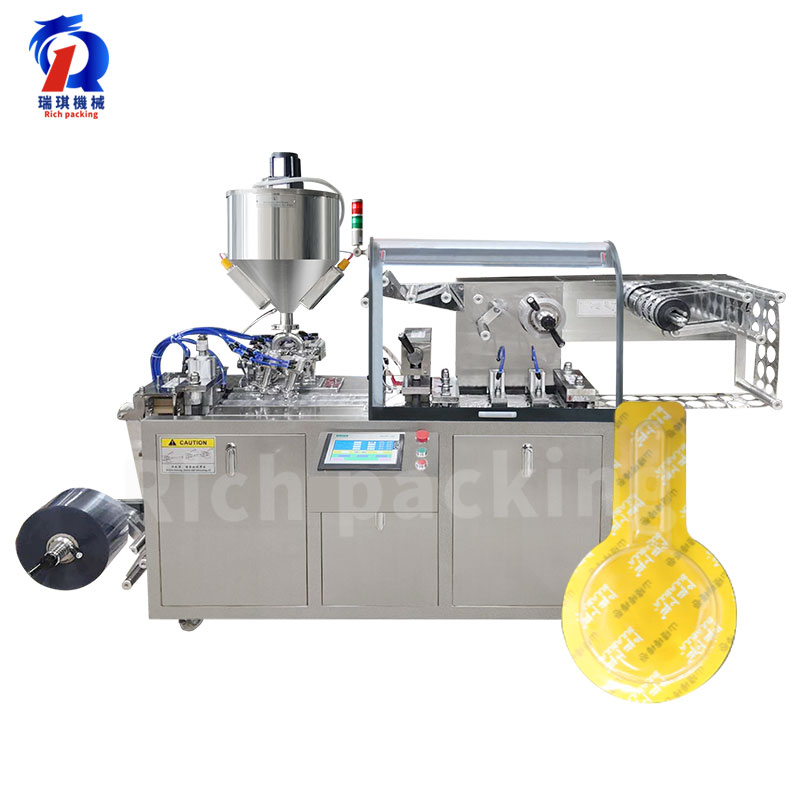 Dpp 90L маленькая автоматическая алюминиевая фольга пластиковая блистерная упаковочная машина для меда