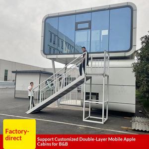 Cabine mobile de paysage, maison mobile à double étage, conception, production et installation de stations balnéaires et d'hôtels de charme - Product Image 1