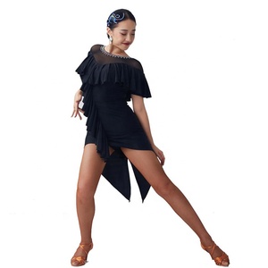 Vestido de Práctica de Baile Latino LP-2002, Nuevo Estándar Nacional, Vestido de Baile de Cha-cha y Bullfight Personalizado para Mujer Adulta en Venta - Product Image 4
