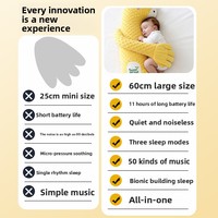 Oreiller Apaisant Anti-Ronflement pour Bébé, Poupée de Soin pour le Sommeil, à Coucher ou Allongé, à Câliner, Fabriqué en Chine